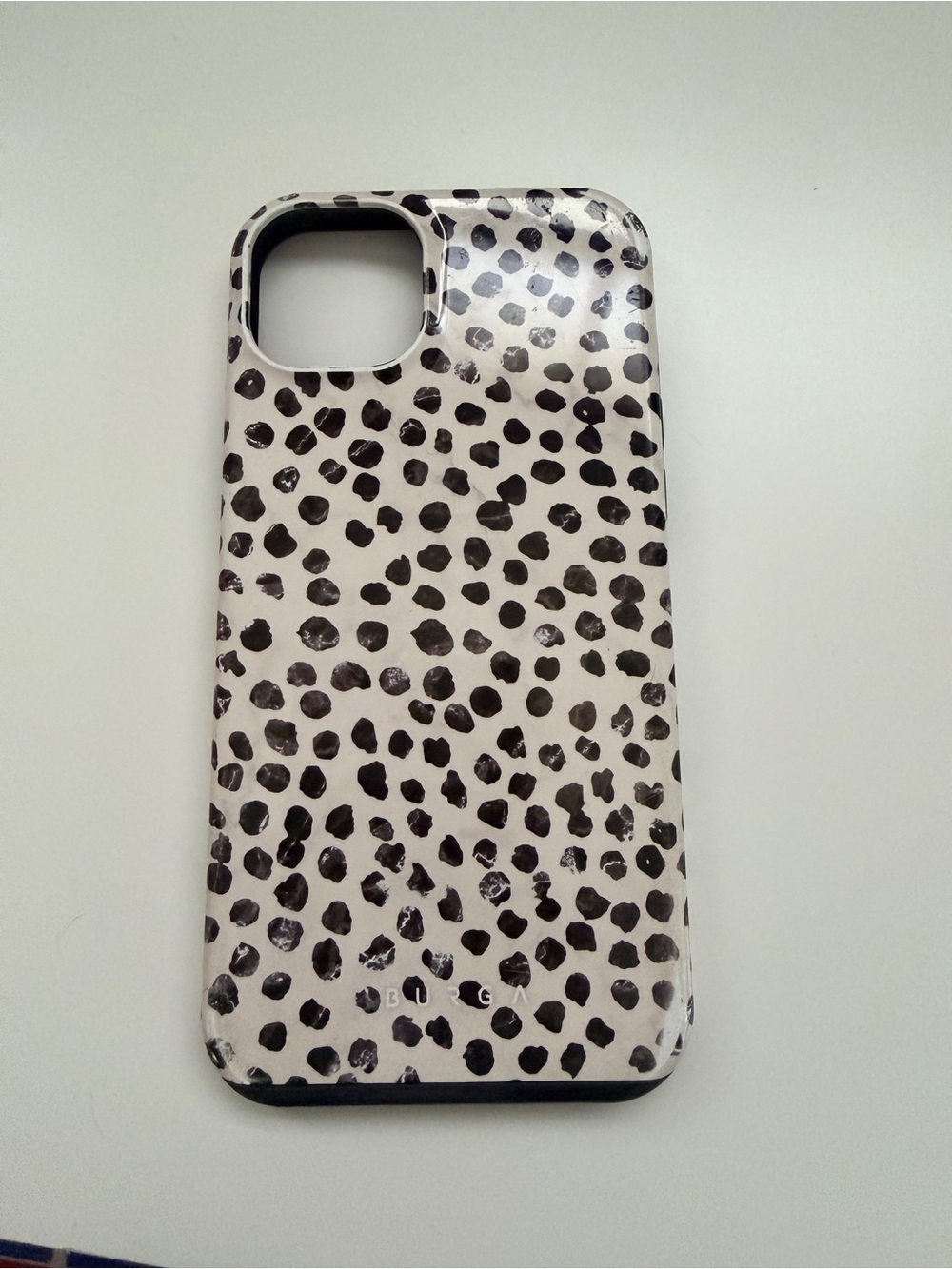 Burga iPhone 14 Plus Spotted Black & White Phone Case — Slim Protective Cover